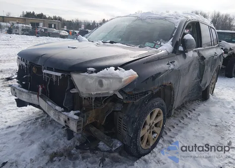 2013 Toyota Highlander Se V6 из США, поврежденный, VIN 5TDBK3EH3DS178846